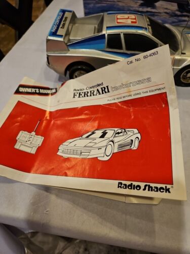 Radio Shack RC Ferrari 49 Model 60-4063 Original Box Vintage UNTESTED - Picture 2 of 21