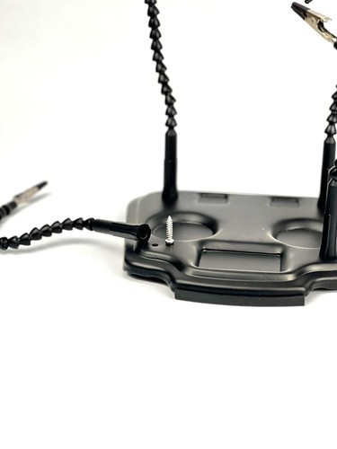 Helfende Hand Dritte Hand flexible Arme Platinenhalter Löthilfe Werkstückhalter - Bild 4 von 4