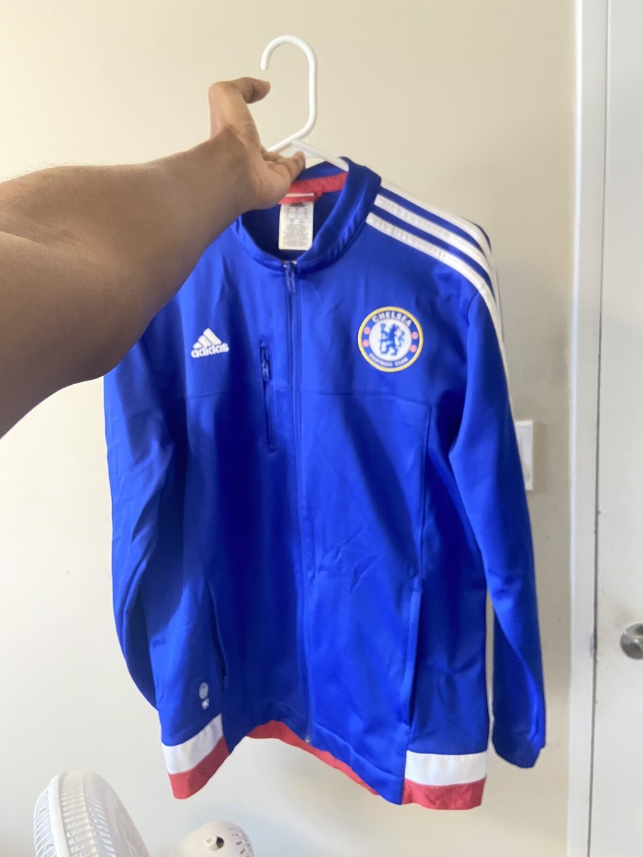 Chelsea FC Adidas Zip Up Jacket 2016/17 season Great