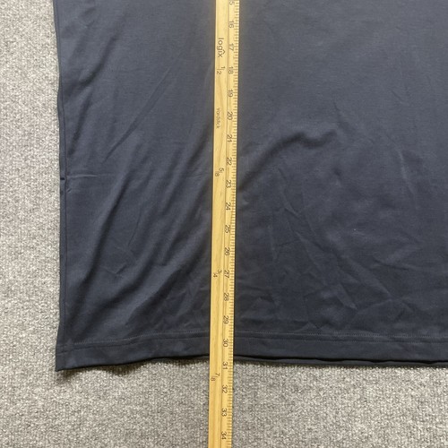 NWT Daniel Cremieux Pima Shirt Base Layer Mens XL Mock Neck Long Sleeve Navy - Picture 5 of 7