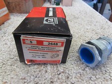 Thomas & Betts 2648 Chase Watertight 1" Strain Relief Connectors ( 5 per box )