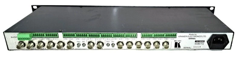 Kramer BC-1411 1:10 Video / Audio Distributor - Image 2 of 2
