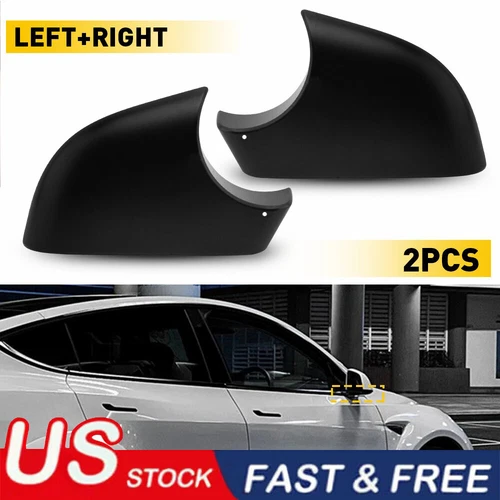 For 2020-2023 Tesla Model Y Door Side Wing View Mirror Cover Lower Holder Pair