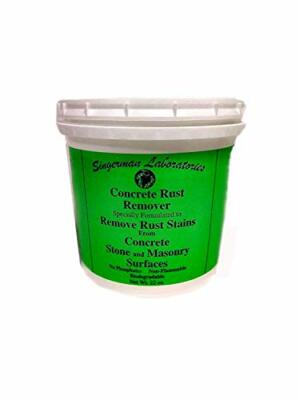 Singerman Laboratories Rust Remover For Concrete Makes 1 Gallon Mixed Ebay