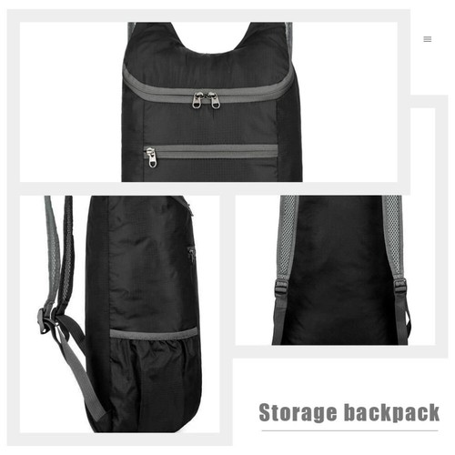 Foldable Large Capacity Backpack Day Backpacks Lightweight - Picture 7 of 12