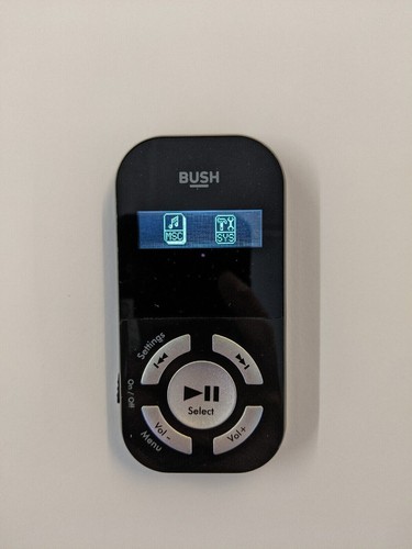 BUSH Portable 8GB portable USB digital mp3 music media Player - BLACK - Picture 2 of 9