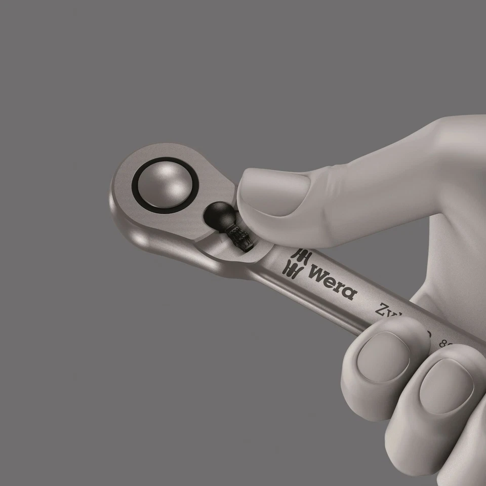 Wera 8100 SA 8 Zyklop Metal Switch Socket Set 1/4" Drive Metric 05004018001 - Image 3 of 4