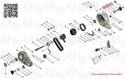 A1642820182 DCD/DCS Transfer Case Flange Kit Rear Mercedes-Benz GL-Class... - Picture 5 of 6