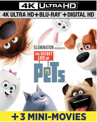 The Secret Life of Pets NEW 4K UltraHD Blu-Ray & Regular Blu-Ray, NO DigitalCopy - Picture 1 of 1