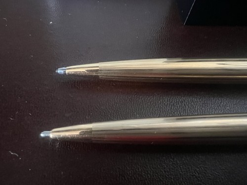 🔴 AURORA penna sfera 88 e matita meccanica aminate oro serie AQUILA set - Picture 5 of 11