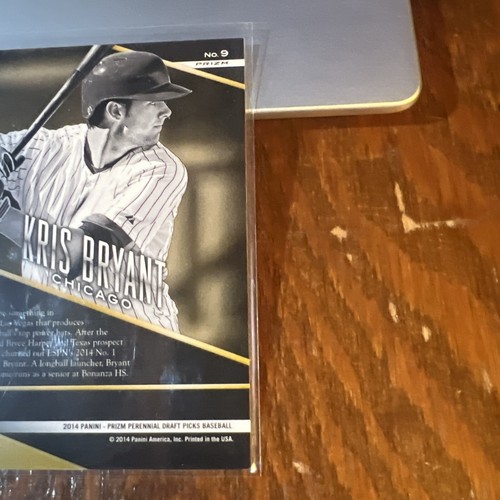 Kris Bryant 2014 Panini Prizm Perennial Draft Picks Minors Gold Silver Prizm #9 - Picture 5 of 6