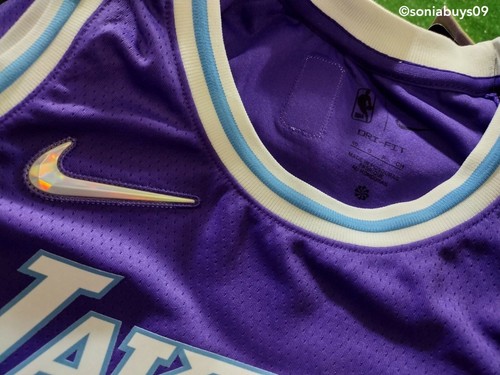 Nike Men's JAMES LA Lakers City Edition Swingman Jersey, DB4032-506, Purple, S - Picture 4 of 10