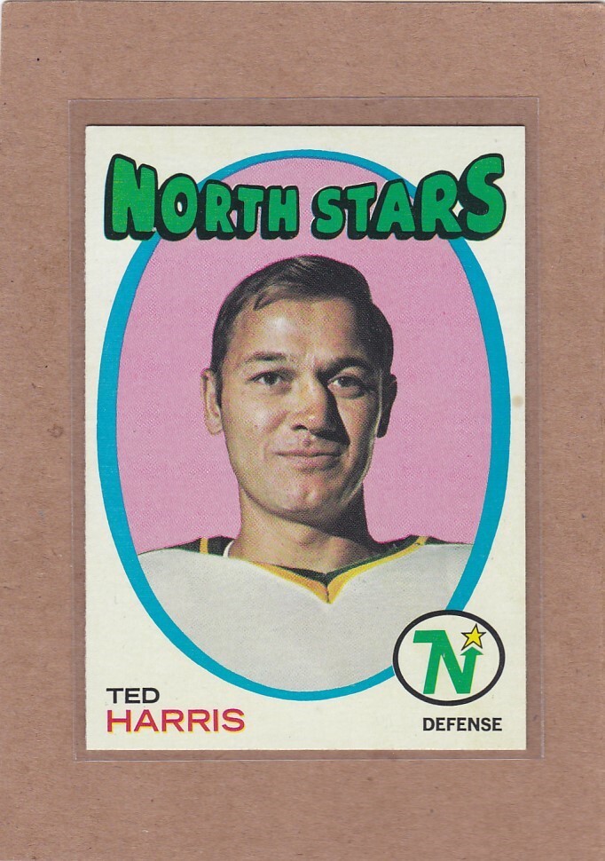 1971-72 TOPPS HOCKEY TED HARRIS #32 NORTH STARS EXMT/EXMT+ *A35207