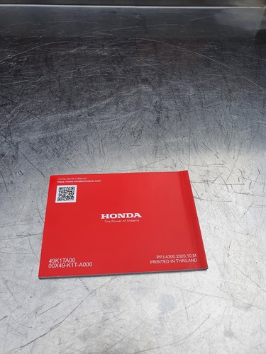 Honda CRF300L User Manual Guide Manual INSTRUCTIEBOEKJE - Picture 2 of 6