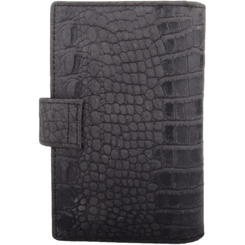 Ladies / Womens Leather Bi-Fold RFID Purse / Money / Coin Holder Croc Design - Picture 3 of 36