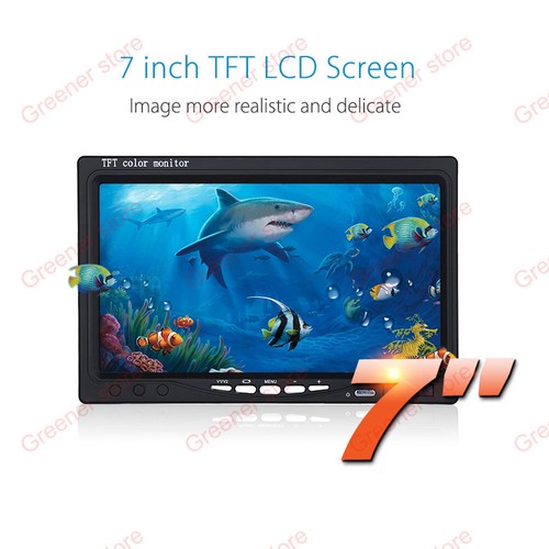 15m 30m 50m Infrarrojo 7" LED Buscador de Peces Cámara de Pesca Subacuática Impermeable ST - Imagen 5 de 16