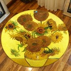 3D Sunflower Vase ZHUB2617 Game Non Slip Rug Mat Photo Carpet Zoe