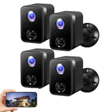 ARPHA 1080P Security Camera Wireless Outdoor Night Vision Motion Detection 4PCS