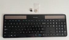 Logitech K750 920-002912 Wireless Keyboard w/ Dongle & New Battery (NOT working)