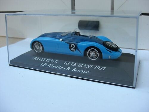 Bugatti 57G 1st LeMans 1937 blue IXO 1:43 n delahaye delay ford jaguar tvr ac - Picture 3 of 5