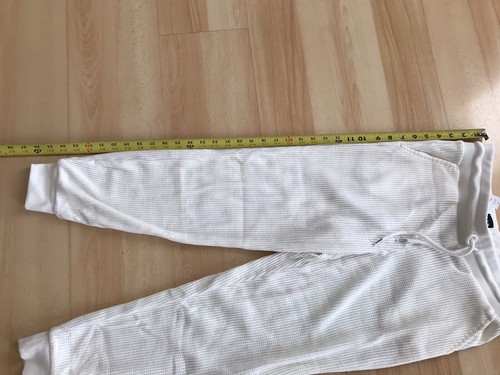 Gap Womens Jogger Sweatpants S Ivory Pocket Drawstring Cotton Blend - Picture 7 of 10