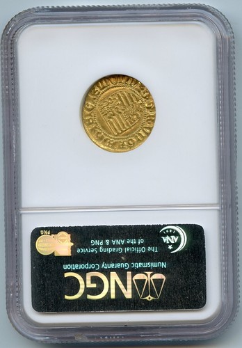 HUNGARY Sigismund gold Gulden (Ducat) ND (1387-1437) NGC MS 63 - Picture 2 of 2