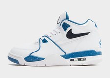 Authentic Nike Air Flight 89 ® ( Men Size: UK 7, 8 & 11 ) White / Dark Obsidian