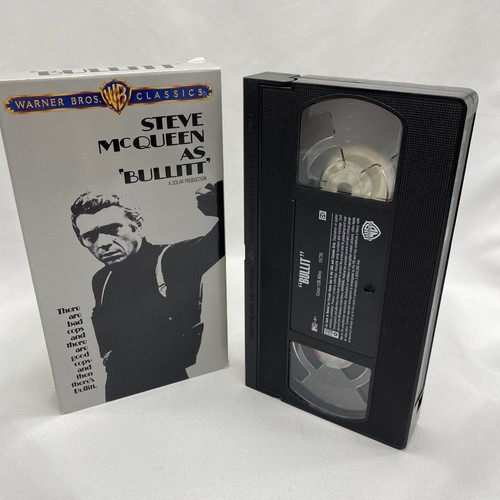 Bullitt (VHS) Steve McQueen Jacqueline Bissett Car Chase Mustang Action San Fran - Picture 6 of 8