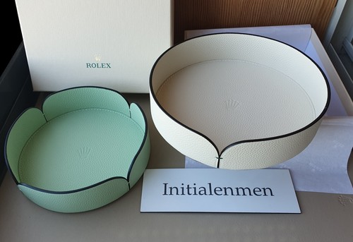 ROLEX 2 x TRAY set LEATHER 100% authentic NEW IN BOX WATCHES & WONDERS dealer P - Picture 10 of 16
