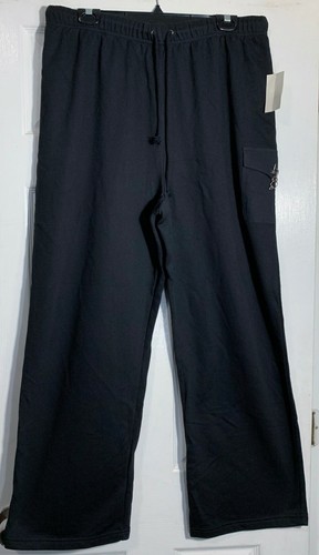 new Coldwater Creek size Med knit cargo pants black elastic waist & drawstring - Picture 5 of 6