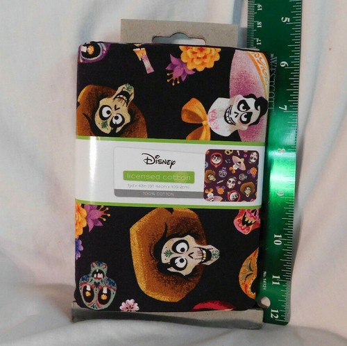 Disney Pre-cut Poplin Fabric Red Mickey & Stars 1 Yd x 43 Inch 65 Poly 35 Cotton - Picture 6 of 8