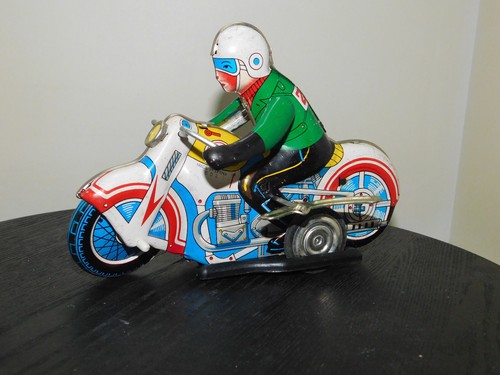 Motorcycle Wind Up Toy Vintage Collectable #MS 702