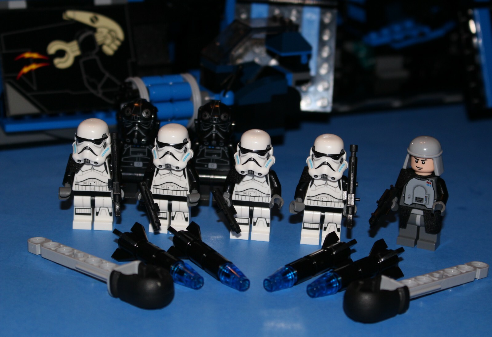 LEGO® brick STAR WARS™ MOC 7676 REBELS IMPERIAL GUNSHIP 7 Fig Crew 100/% LEGO