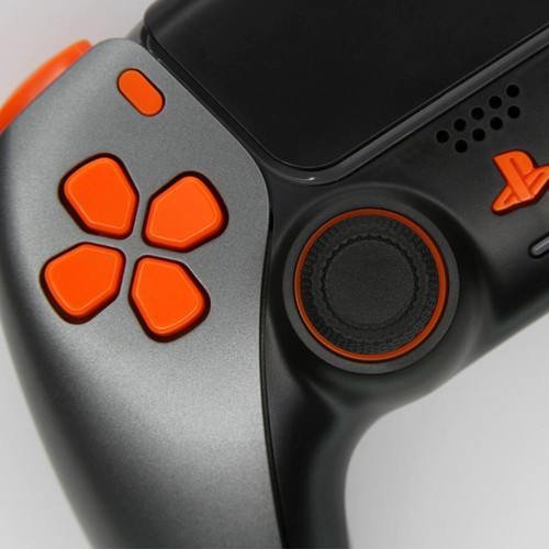 Gunmetal Fury Black Sony x Killscreen DualSense PS5 Controller Gray Clicky - Picture 5 of 6