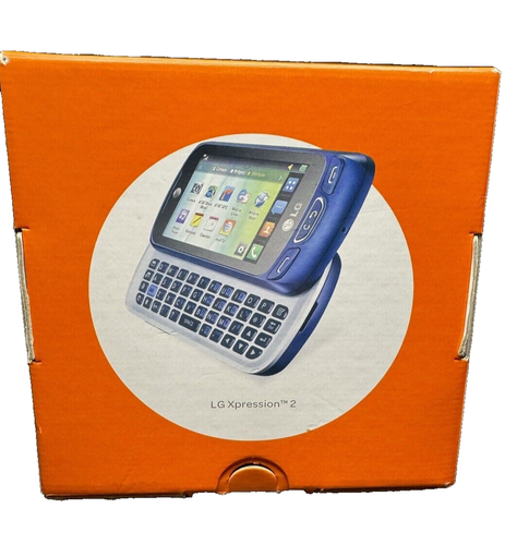 LG C410 Xpression 2 Bleu AT&T GSM QWERTY 3G Entièrement Fonctionnel Rare 0803-04M