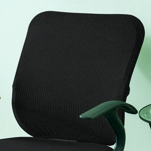 Fundas para sillas elásticas extraíbles divididas oficina ordenador asiento respaldo funda deslizante decoración - Imagen 4 de 29