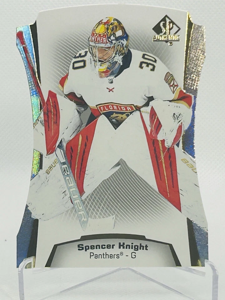 2021-22 SP Authentic Spencer Knight Die Cuts #DC-16 Florida Panthers - Image 3 of 4
