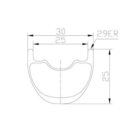 MTB XC Carbon Bicycle Rim 29 Inch Tubeless Clincher Mountain Wheel Disc Brake - Picture 6 of 7