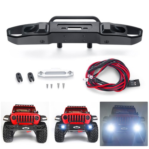 Lámpara de parachoques delantera y trasera de metal para coche sobre orugas 1:10 RC axial SCX10III AX103007 - Imagen 7 de 37