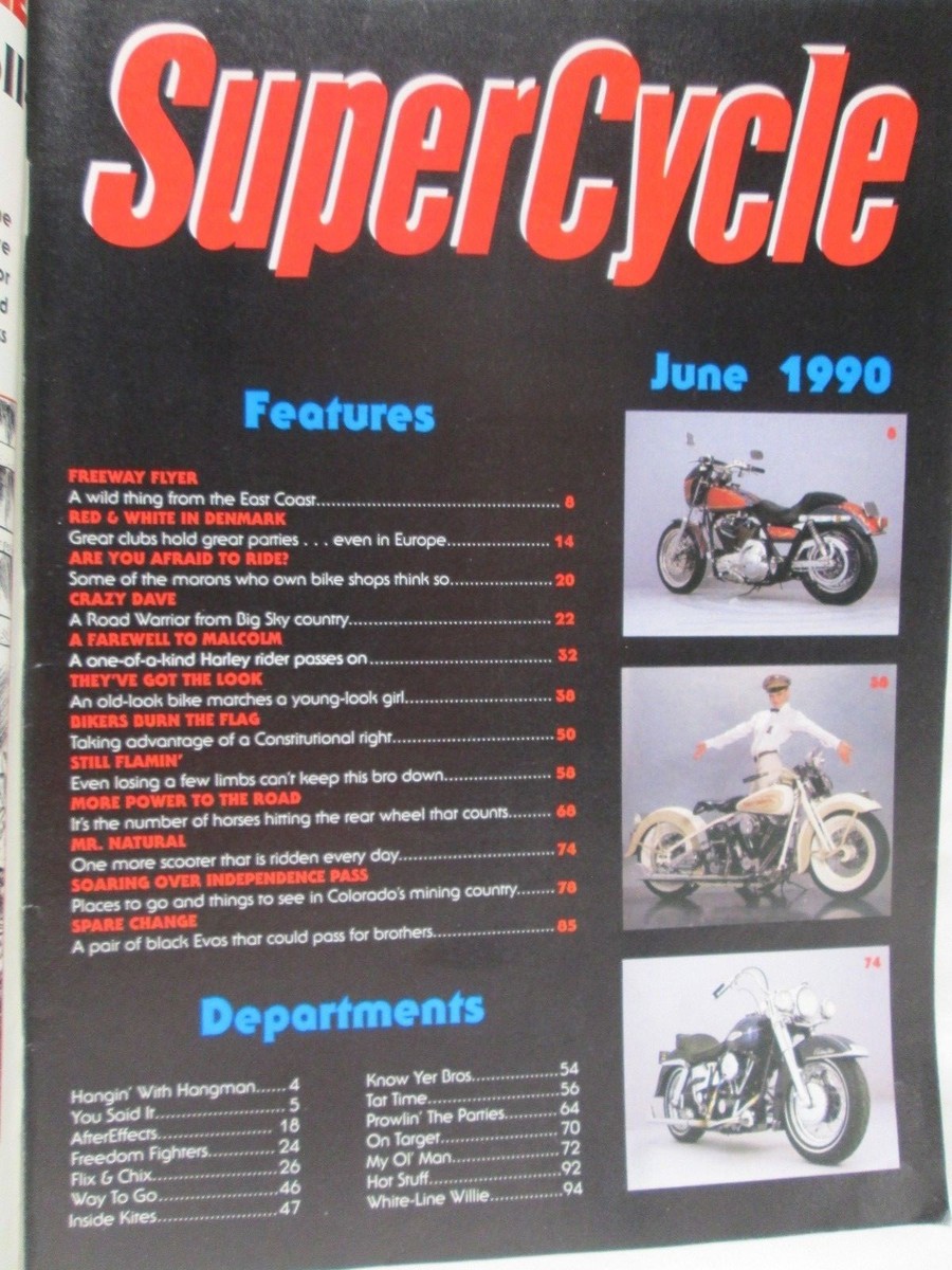 Super Cycle イージーライダース 雑誌 ハーレー アメリカ バイカー Super Cycle イージーライダース 雑誌 ハーレー アメリカ