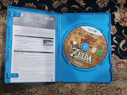 Very Good Genuine Nintendo Wii U Game Legend of Zelda Breath of the Wild PAL AUS - Picture 2 of 3