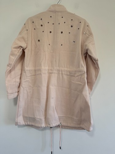 Simply Be Longline Coat Wool Blend Soft Winter Size 14 Pink - Picture 6 of 9