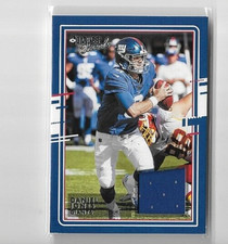 2020 Panini Donruss Football Daniel Jones Threads Jersey #10