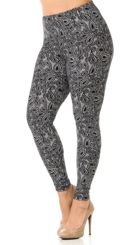 Buttery Soft Netted Petal Leggings