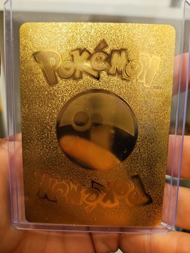 Garchomp V Gold Foil Fan Art Vinyl Textured Collector Pokemon Card Sonic Strike - Picture 2 of 4