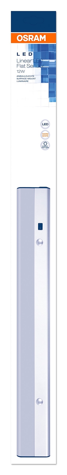 Osram Osram Osram Linear LED Flat Sensor 3000 K 12 W, Bianco Caldo, 52.7 x 6.7 x 2 cm f25773 Osram Osram Osram Linear LED Flat Sensor 3000 K 12 W, Bianco Caldo, 52.7 x 6.7 x 2 cm f25773