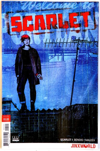 Scarlet #1 Gaydos Variant Jinxworld - DC Comics - Brian M Bendis - Alex Maleev