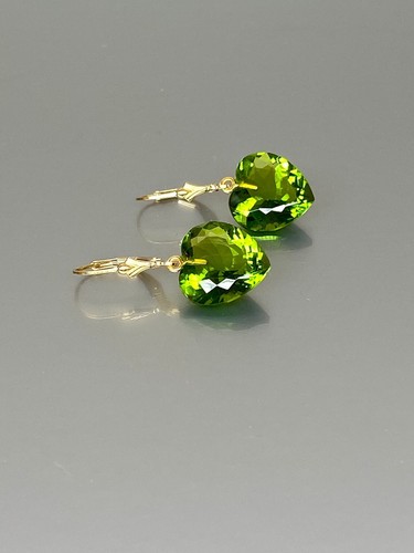 Orecchini Cuore Ametrina 14x14mm Argento Sterling 925 Gioielli Pietra Nascita Orecchini - Foto 23 di 78