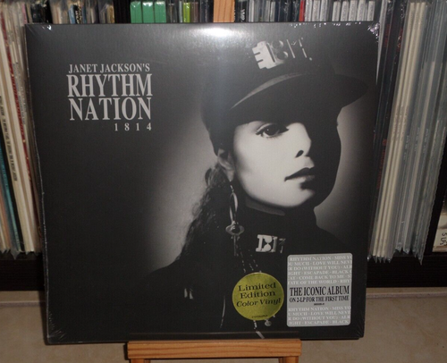 JANET JACKSON RHYTHM NATION SILVER LP MISS YOU MUCH ALRIGHT COME BACK TO ME - Picture 5 of 6