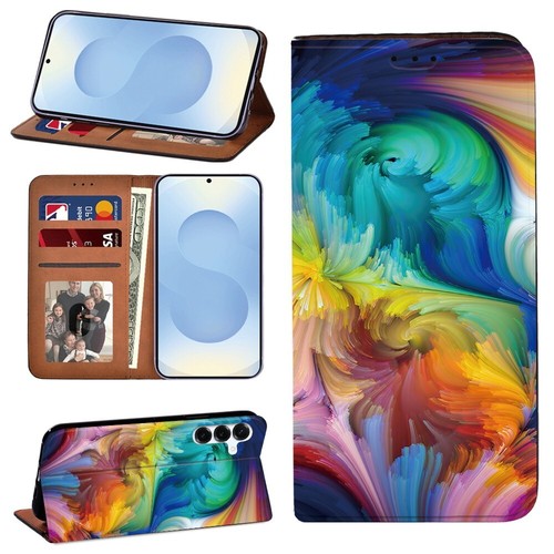 Nueva funda tipo billetera de cuero PU con soporte - para Samsung Galaxy A35/A26/A36/A56/S24 FE - Imagen 21 de 33